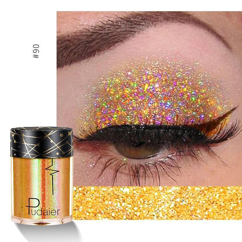 36-color Glitter Eyeshadow for Women Wholesale Brightening Single-color High-gloss Starry Sky Eyeshadow
