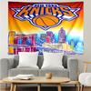 Knicks logo Tapestry for Bedroom Aesthetic Classroom Tapestries Wall Hanging for Living Room Dorm Office,Ideal Creative Gift