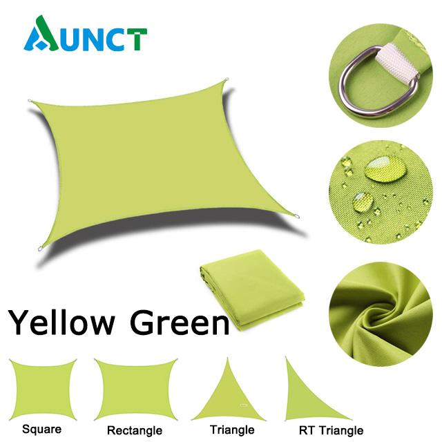 Водонепроницаемый тент, парус, садовый навес, бассейн, козырек от солнца, кемпинговая беседка для наружных тентов, навес для автомобиля, 95% УФ, квадрат, прямоугольник, треугольник