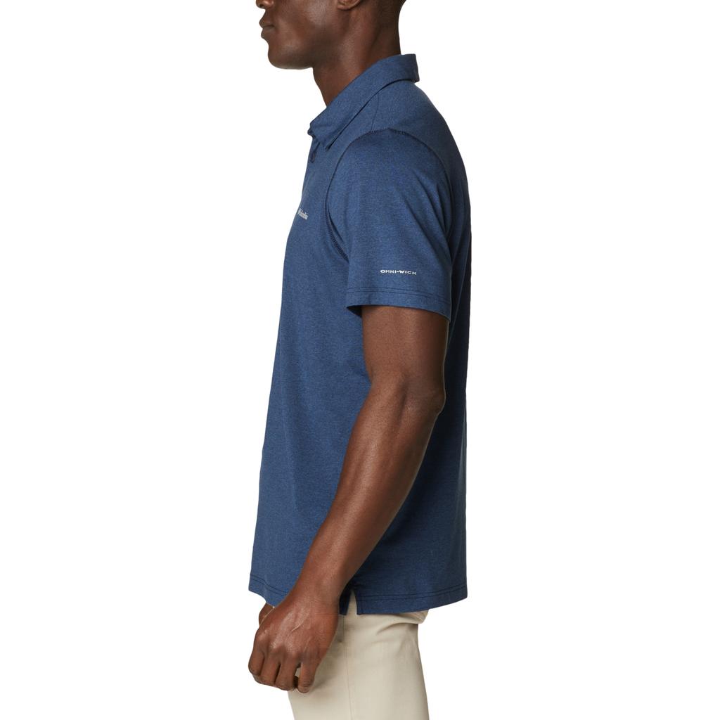 Columbia Tech Trail Polo Shirt, Mens Navy T-shirts