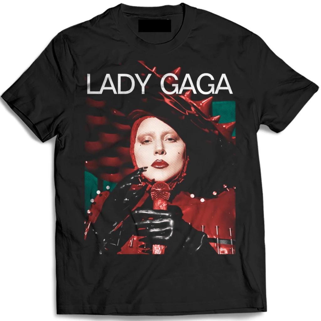 Casual Men's Cotton Top Lady Gaga 2025 Tour T Shirt Unisex, Short Sleeve T Shirt S to 5XL