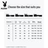 PLAYBOY Мужская тяжелая хлопковая футболка с принтом