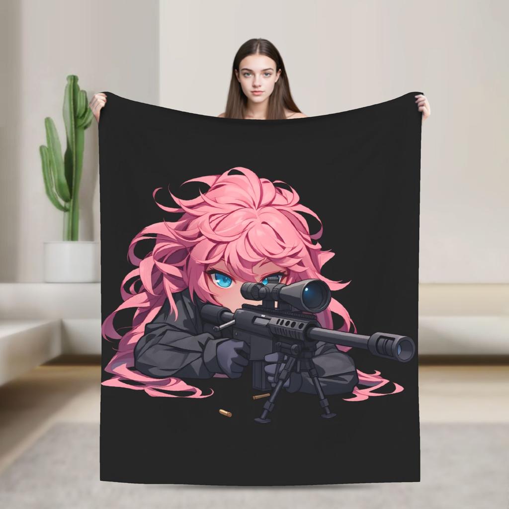Super Warm Blanket Camping Mirai Nikki Number Twelve Throw Blanket Flannel Bedspread Living Room Street Trend Sofa Bed Cover