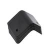 8pcs Corner Protector Black Bump Proof Metal Corner Guard for Speaker Guitar Amp Cabinet Furniture