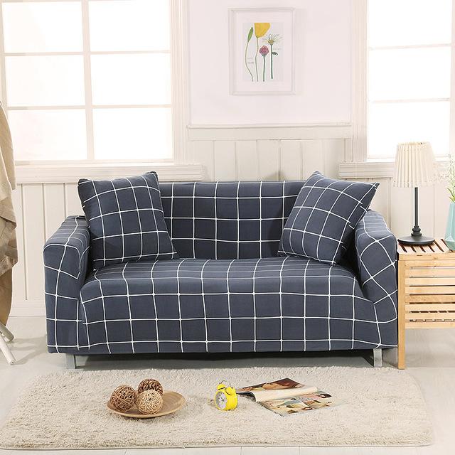 Универсальные эластичные чехлы для диванов с новым геометрическим принтом, эластичная ткань из полиэстера, чехол для дивана на двоих, 21 цвет, 1/2/3/4 места, полотенца