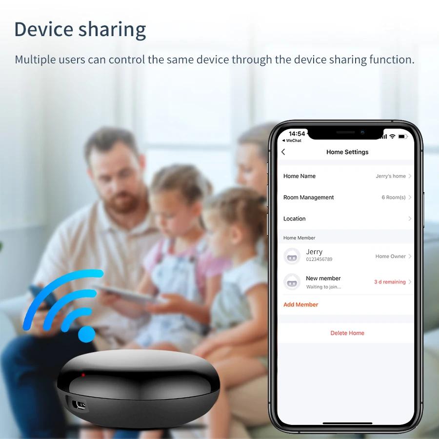 Tuya WiFi Smart Home ИК-пульт дистанционного управления DIY инфракрасный пульт дистанционного управления для кондиционера ВСЕ ТВ LG Smart Life Alexa Google Home