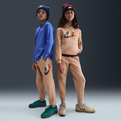 Nike Детские вязаные спортивные штаны средней плотности