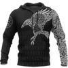 Viking The Raven of Tattoo 3D Printed Men Hoodies Retro Harajuku Fashion Hooded Sweatshirt Autumn Hoody Casual Streetwear Hoodie