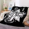 Rock Star Flannel Blanket Throw Blanket Soft Warm Sofa Bed Camping Car home Decor Unique Christmas Gift C930125