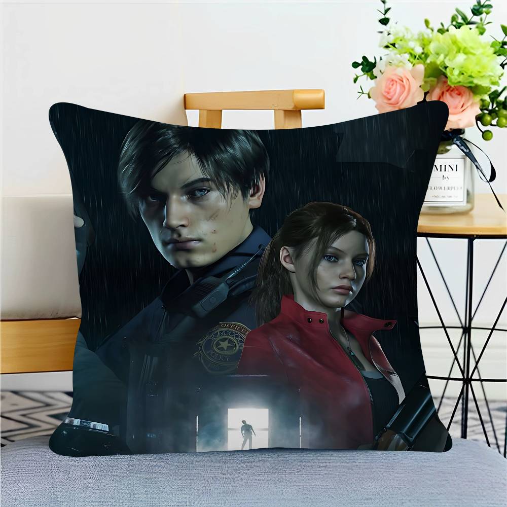 Game R-Resident-Evil Pillow Anime Pillow Sofa Bed Head Pillow Cover Cushion Cover 45x45 Cm Fashion