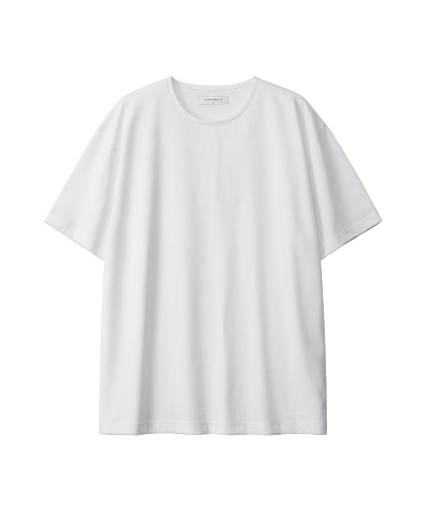 BRENSON Achromatic_ Comfort Concise U-Neck Short Sleeve T-Shirt ( 2 Colors )