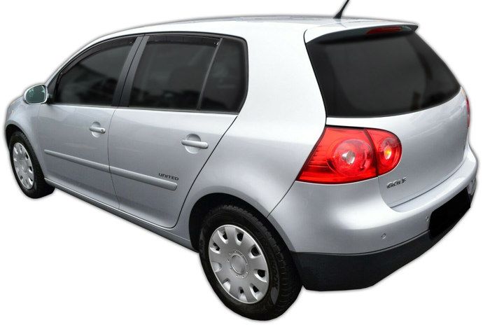 Дефлекторы окон - SCOUTT - Volkswagen Golf 5 - Тонированные - Усиленный акрил - Простая установка