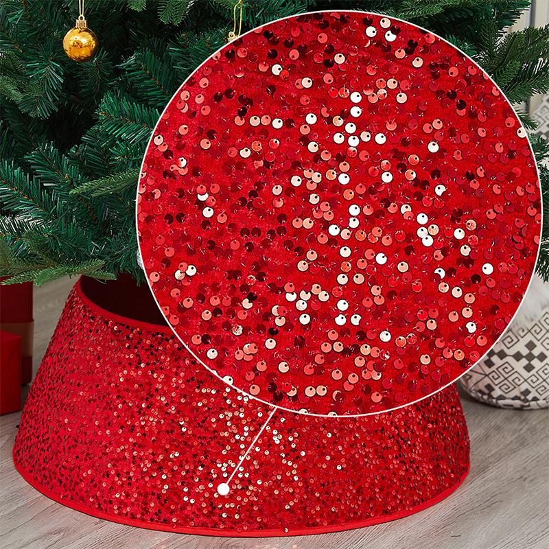 Круглое рождественское украшение для поделки Рождественская елка Окружающее основание Украшение