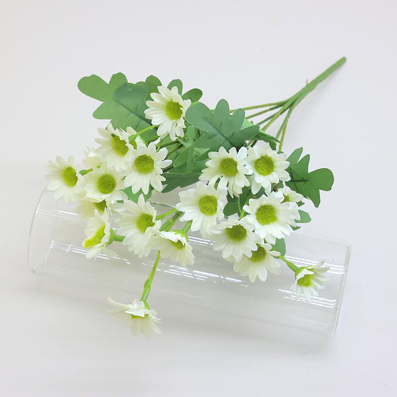 Miniature Faux Chamomile Flower Arrangement For Wedding Centerpieces Photo Shoots Home Decor