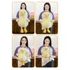 Duck Doll Yellow Round Body Soft Plush Toy with Duck Paws Bill Multiple Sizes Fluffy Healing Cushion Home Decor