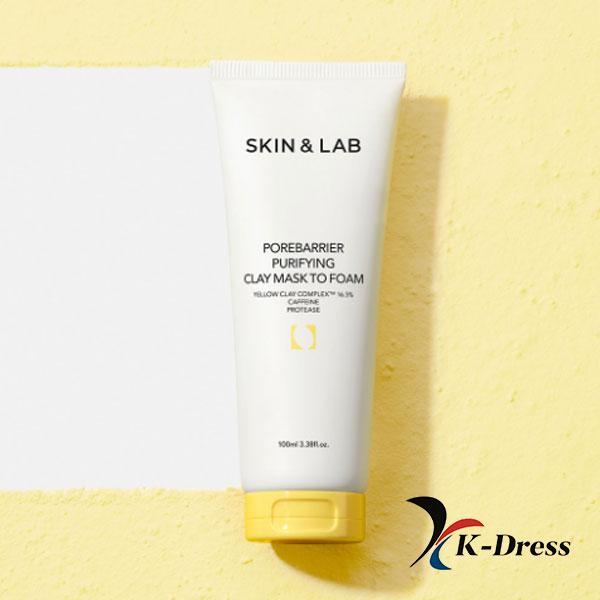 SKIN&LAB PoreBarrier Очищающая глиняная маска-пенка 100 мл