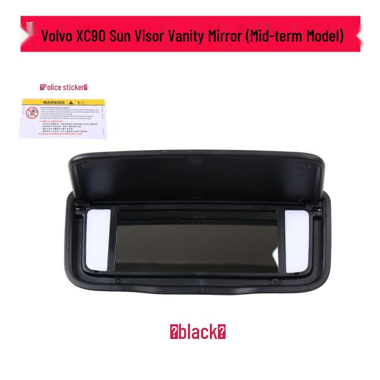 Compatible Sun Visor Vanity Mirror Cover for Volvo XC60, XC90, and S80