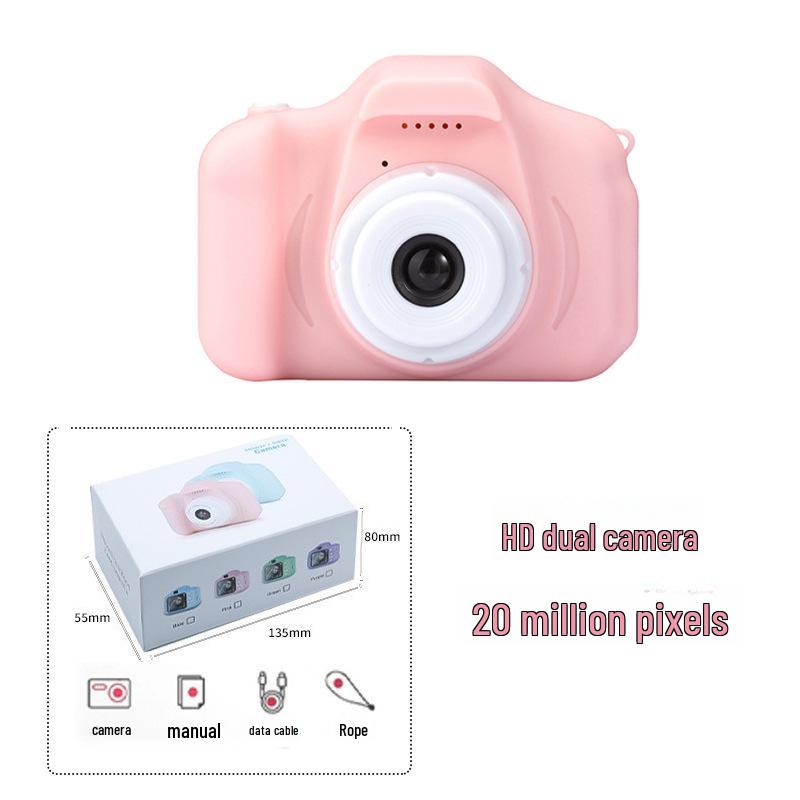 Детская HD цифровая мультяшная камера - Мини-игрушка для детского подарка на день рождения