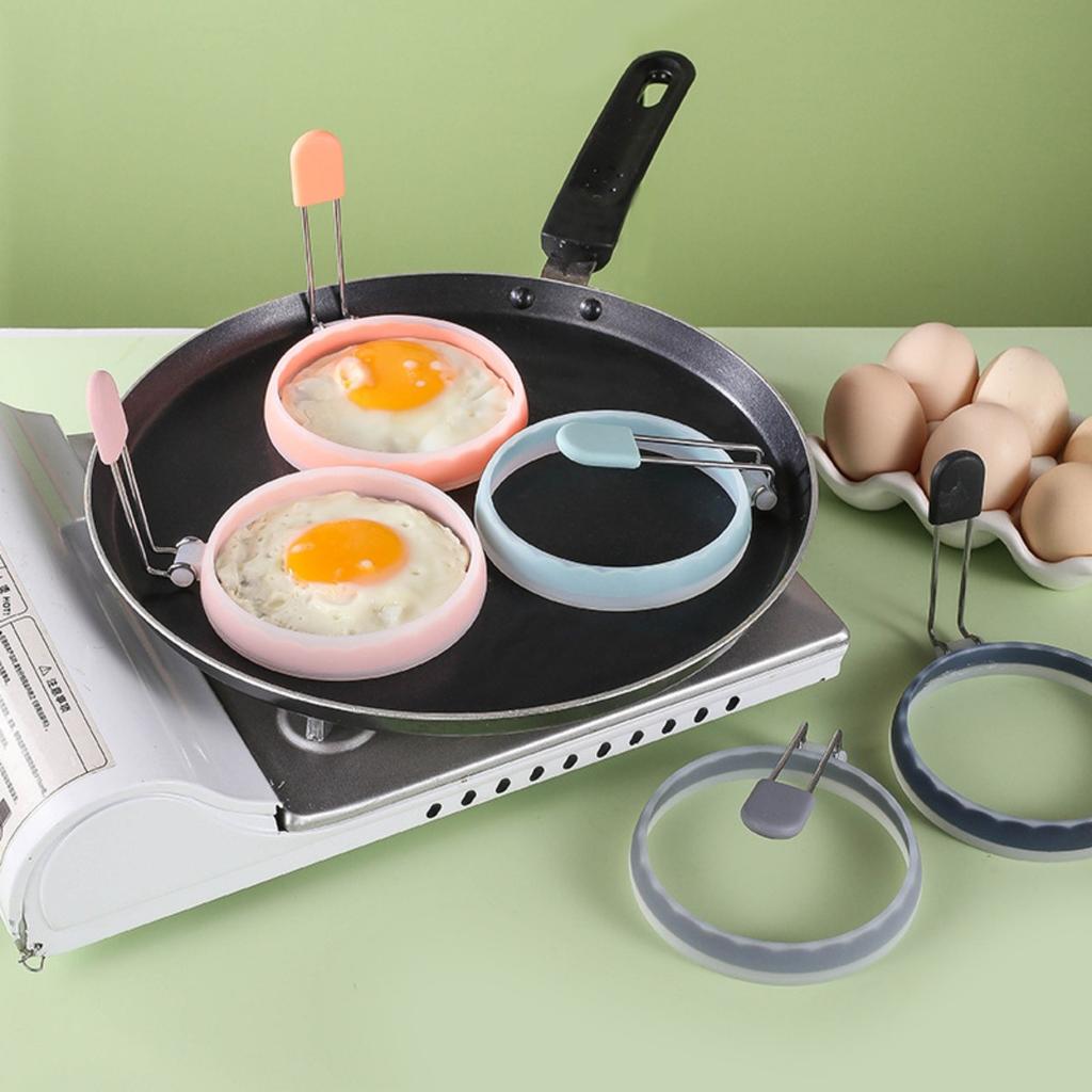 Герметичная форма для жидких яиц, силиконовые кольца для яиц, усовершенствованная антипригарная фритюрница для блинов и сэндвичей на завтрак