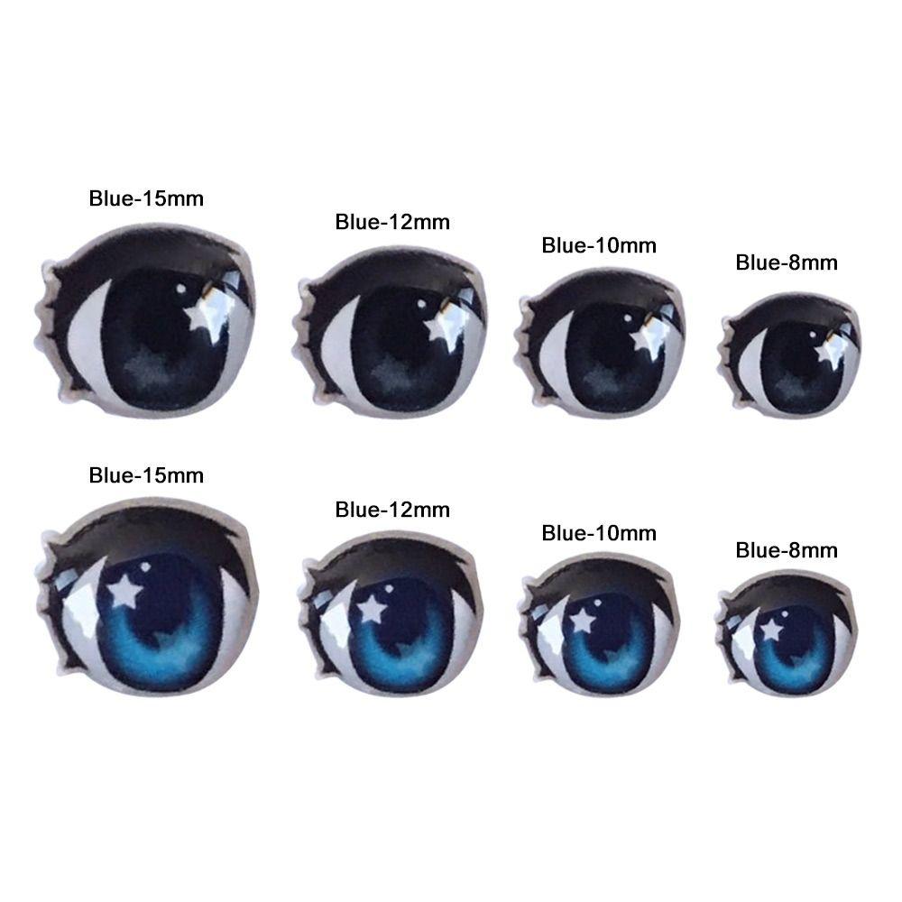 Кролик Мультяшные Глаза Наклейки Хрусталь Стекло Лицо Орган Пастер Несколько стилей Аниме Фигурка Кукла