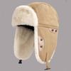 Pilot Lei Feng Hat Men Winter Thick Warm Ear Protection Northeast Cotton Hat Children Locomotive Hat