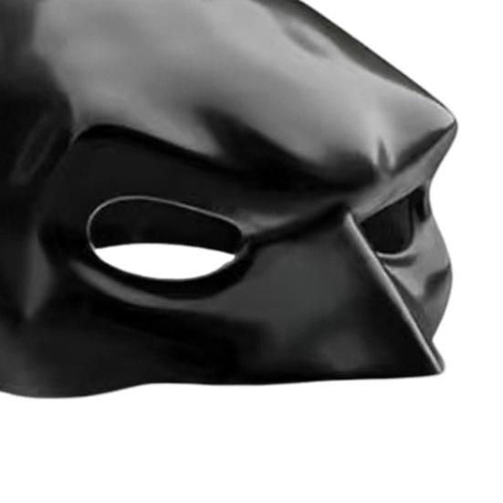 Кошачья маска летучей мыши, маска летучей мыши на пол-лица, маска героя-летучей мыши для косплея, маска кошки-супергероя с отверстиями для ушей для костюмированных вечеринок на Хэллоуин, реквизит для фотосессии с домашним животным