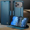 CaseMe-023 Flip Leather Case For iPhone 17 Pro Max Luxury Magnetic Wallet Card Slots Cover Stand Protectives Skins Shell