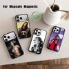 Чехол для телефона A-A-AaliyahS H-hip pop для iPhone 17, 16, 15, 14, 13, 12, 11 Plus, Pro Max Магнитный для Magsafe Беспроводная зарядка