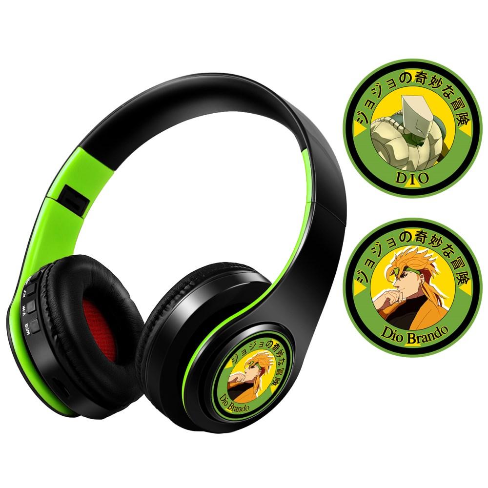 Аниме Sao Sword Art Online Юки Асуна Беспроводные Bluetooth-наушники Накладные игровые наушники с микрофоном Слот для карт Tf для Ios Android