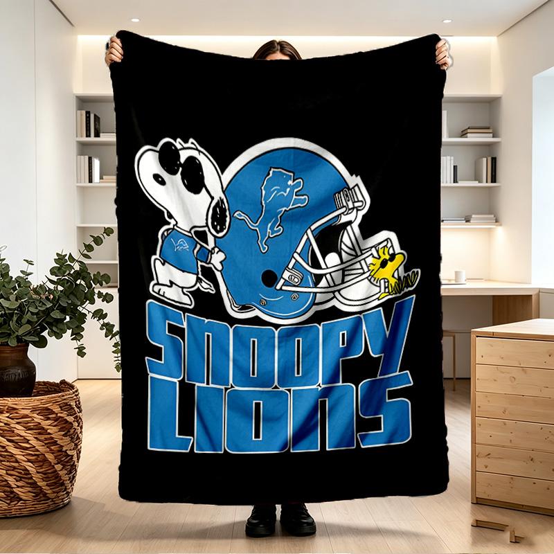 Snoopy Print Blanket - Soft & Comfortable, for Bedroom, Travel, Sofa, Home Decoration - Birthday Christmas Gift for Friend