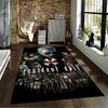 Resident Evil Printed Carpet with Characters and Umbrella Logo Suitable for use as an anti-slip for living room bedroom sofas