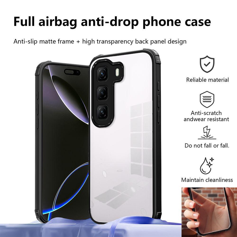 Чехол для Infinix Hot 50 Pro+ Plus Чехол для телефона Infinix Hot 50 4G Hot 50 5G Защита от падений Ударопрочный Жесткая акриловая задняя крышка