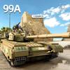 Military Type 99A Main Battle Tank Model Building Blocks WW2 Army Soldiers Weapon Educational Bricks Toys Children