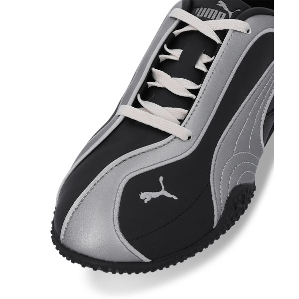 Puma Женские кроссовки Bella V2 из кожи, черные, с состаренным серебром, Alpine-Snow 404043-01