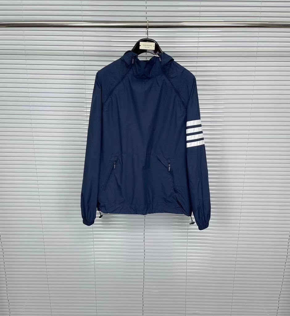 TB Tom Летняя унисекс легкая солнцезащитная куртка с капюшоном