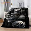 3D Gothic Horror Ghost Skull Soft Plush Blanket,Flannel Blanket Throw Blanket for Living Room Bedroom Bed Sofa Picnic Cover Kids