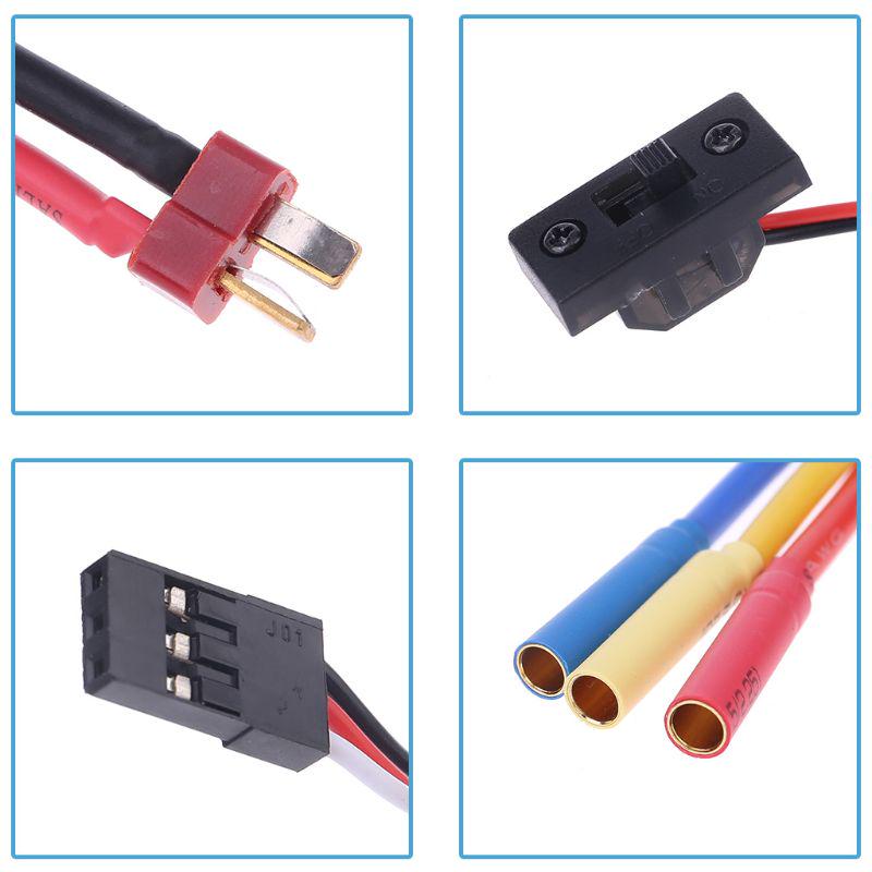 Водонепроницаемый 60A Бесколлекторный ESC Электрический регулятор скорости с встроенным BEC 5.8V / 3A для RC запчасти и аксессуара