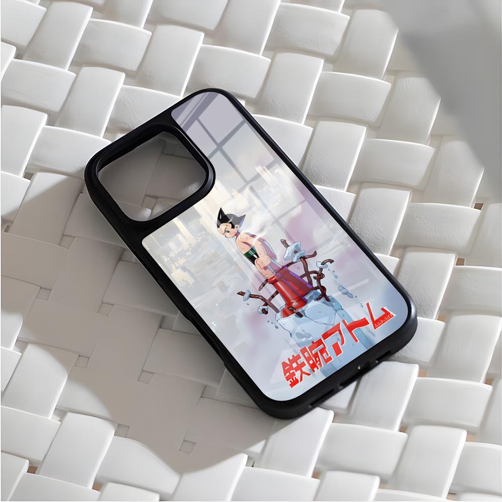 Японский Аним Астробой Чехол для телефона Для iPhone 17 Air 16 15 14 13 12 11 Pro Max Mini Fundas Оболочка PC+TPU Чехол