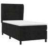3129245 vidaXL Divan Bed with Mattress Black 90x190 Cm Velvet