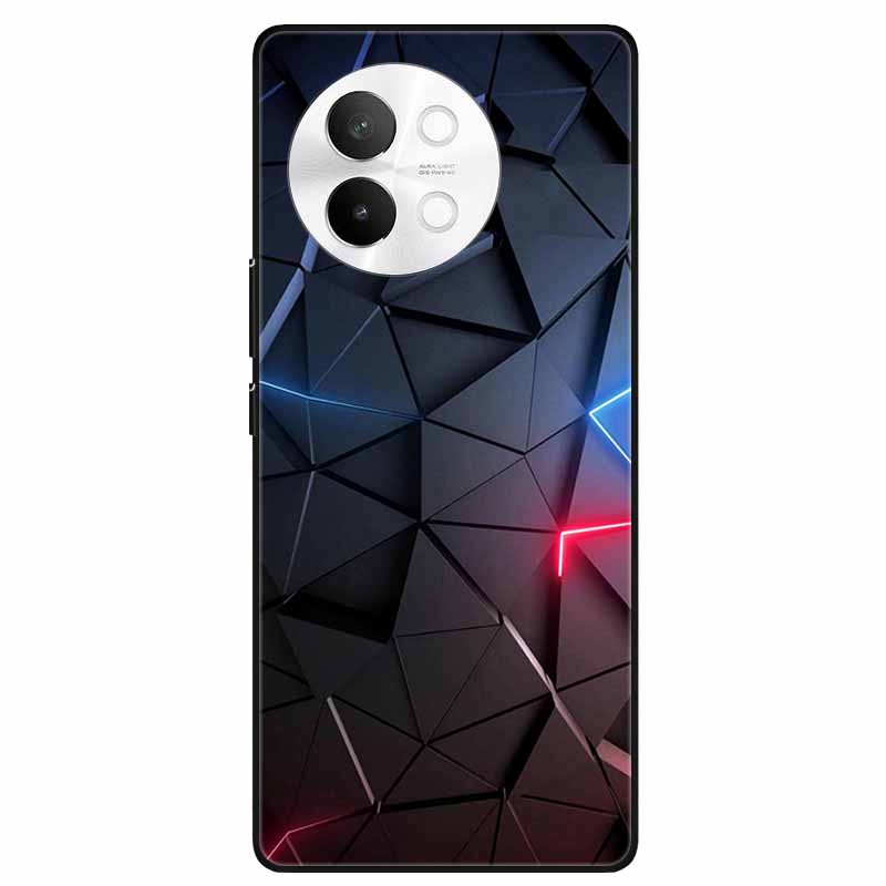 Чехол для Vivo V40 Lite 5G Модный Мягкий Силикон Милый Чехол для Телефона для Vivo V 40 Lite V40Lite 5G Защитная Задняя Крышка ТПУ Чехлы