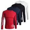 Premium Quality Fashion Men's Slim Fit O-neck Long Sleeve Muscle Tee T-shirt For Casual Wear