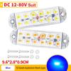12 Led Strobe Side Warning Light Strobe Grille Flashing Lightbar Car Truck Beacon Lamp Amber Yellow White Traffic Light 12V-80V
