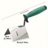 Stainless Steel Inner Corner Trowel Diatom Mud Construction Auxiliary Tools Comfortable Grip Easy To Use Putty Scraper