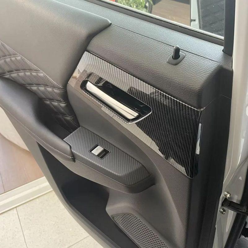 For Mitsubishi Outlander 4   2024 Inner Door Bowl Frame Cover Door Armrest Window Lift Buttons Trims Glass Switch Panel