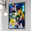 1PC Saint Seiya Poster Movie Sticky Posters Retro Kraft Paper Sticker DIY Room Bar Cafe Aesthetic Art Wall Painting