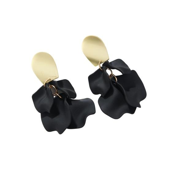 Yousheng 1 пара серег-капель в стиле ретро с лепестками роз, длинные стильные серьги-подвески, яркие цветные серьги, ювелирные аксессуары