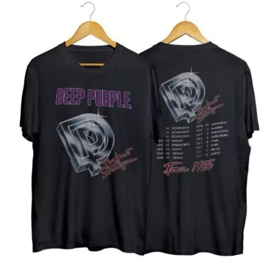 1985 Deep Purple Perfect Strangers Европейский тур Футболка Унисекс Хлопок