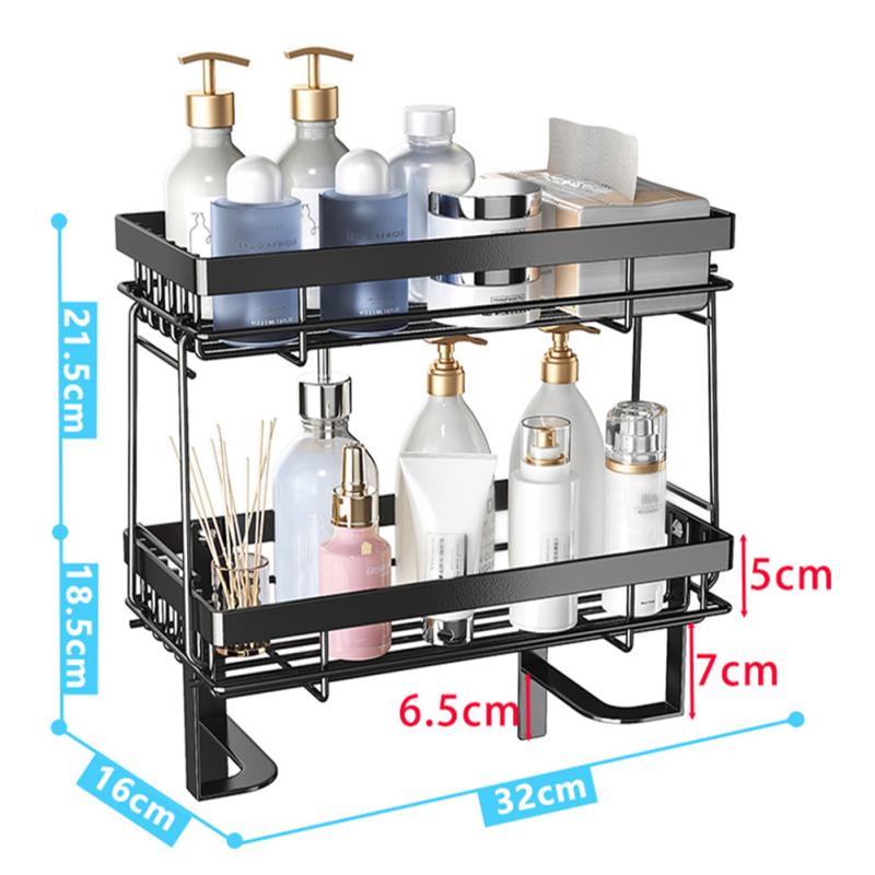 Полка для хранения над туалетом, Хранение над туалетом, Органайзер для хранения в ванной, Задняя часть полки для туалета
