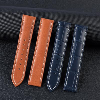 Классический ремешок для часов Omega из натуральной кожи для мужчин Seamaster 300 150 Super 007 AT150, коричневый, итальянский, из воловьей кожи, ремешок для часов 19 мм 20 мм 22 мм