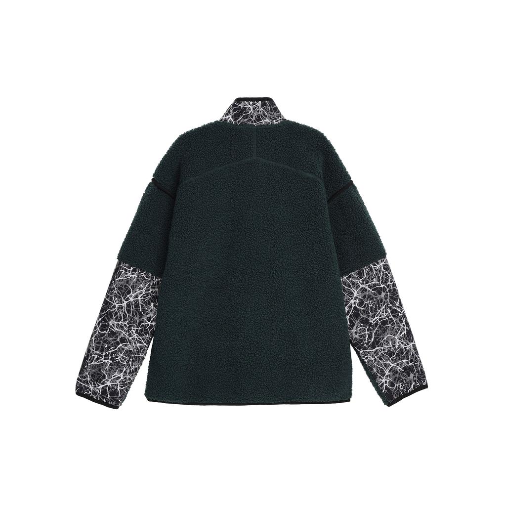 Adidas Terrex X и Wander Collaboration свободная куртка из шерпы женская куртка зеленая HN6948